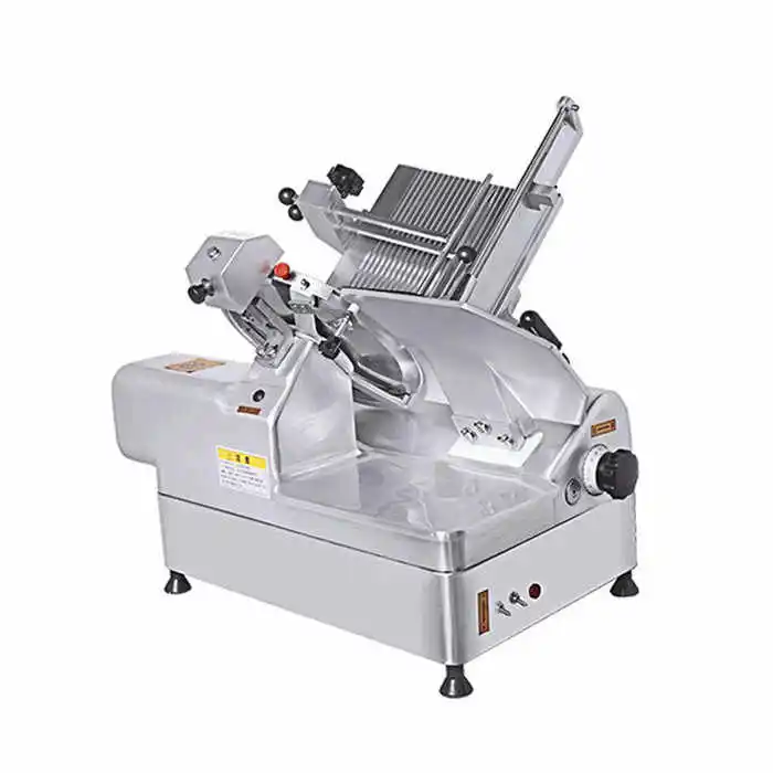 Factory direct Electric 10 12 inch Cold  frozen Meat Cutter Kitchen Equipment Beef automatic electric frozen meat slicer