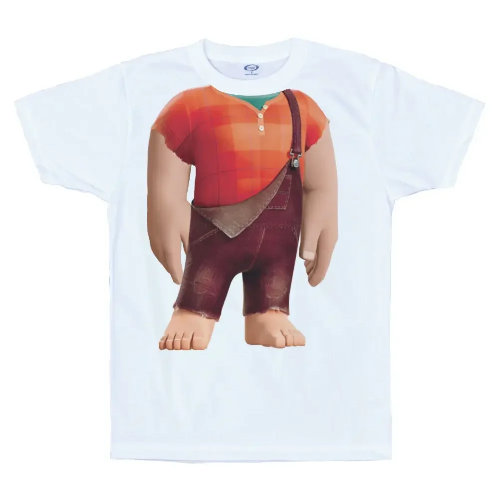 Wreck-It Ralph Design T-Shirt Y2K tops Unisex Summer Short Sleeve