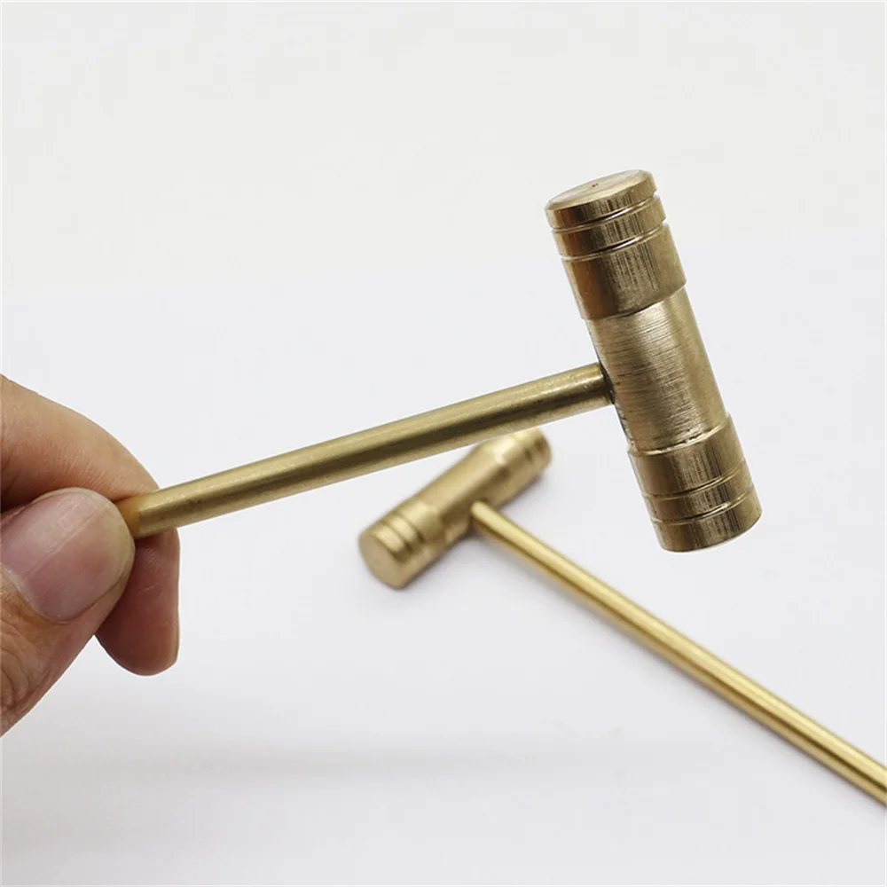 1Pcs solid brass Hammer Small Iron Mini Hammer Jewelry Maintenance Tools Jewelry Watch Repair Tool accessories Hand tools