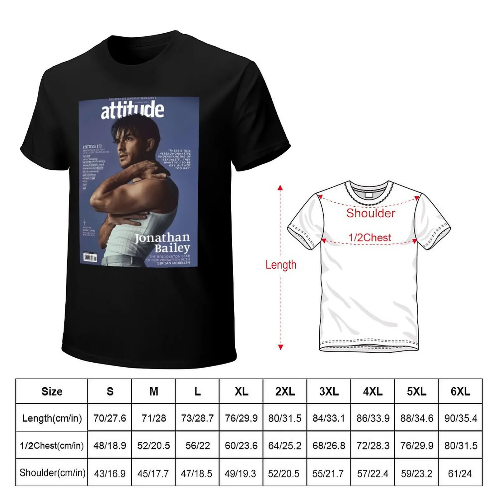 Jo Aesthetic Cover Magazine T-Shirt Basic Plain Short Sleeve Crew Neck Tee