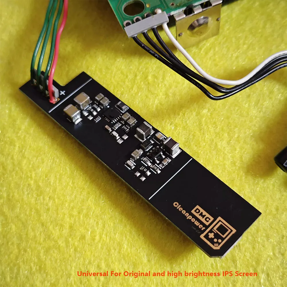 Adaptateur de Module d'alimentation universel pour Game Boy GB DMG, écran LCD IPS Original et haute luminosité, carte mère pour Console de jeu MOD