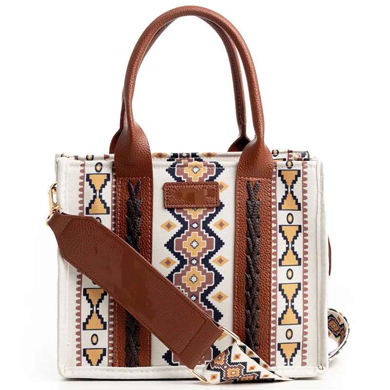 

Women's Backpack Handbag Tote Western Purse Women's Tote Bag Shoulder Bag Bohemian Aztec Handbag