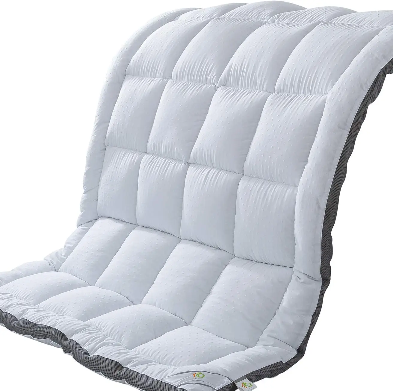 

Mattr Topper Twin & Mattr Pad Protector - Quality Plush Luxury Down Alternative Pillow Top - 2Inch Extra Thi Mattr