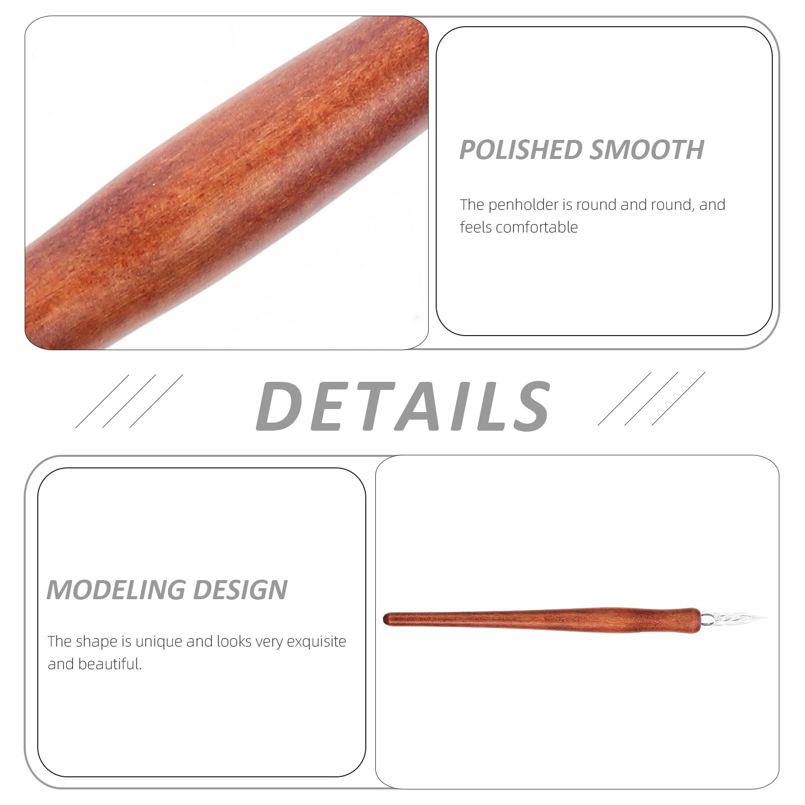 

Dip Pen Color Short 0.5mm SP279045 Glass Glass Fountain Pen Writing Supplies Writing Drawing School Stationery