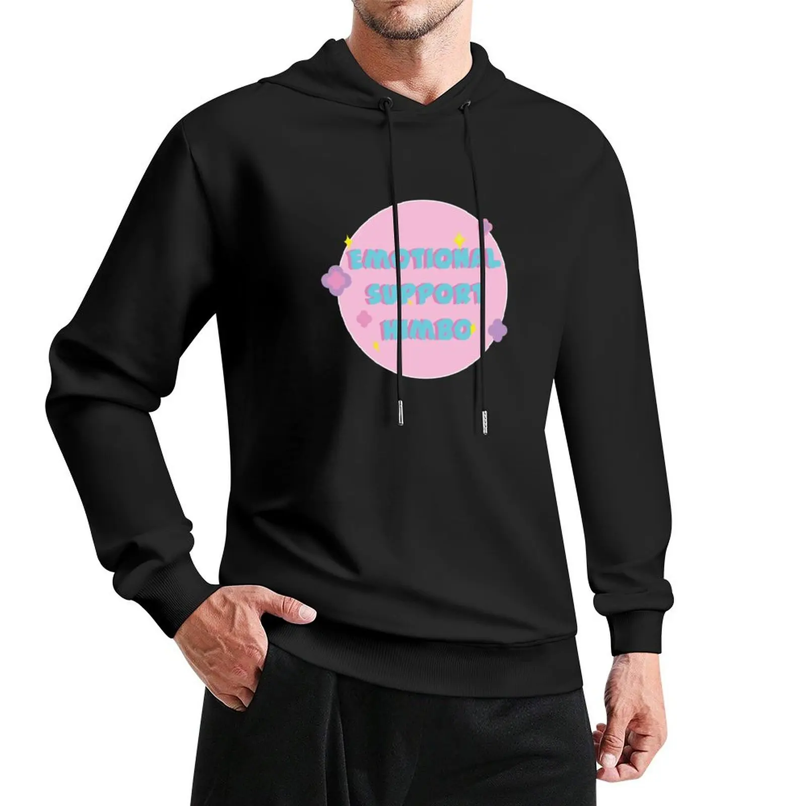 Emotional support himbo Pullover Hoodie mens clothes fashion men hoodie for men