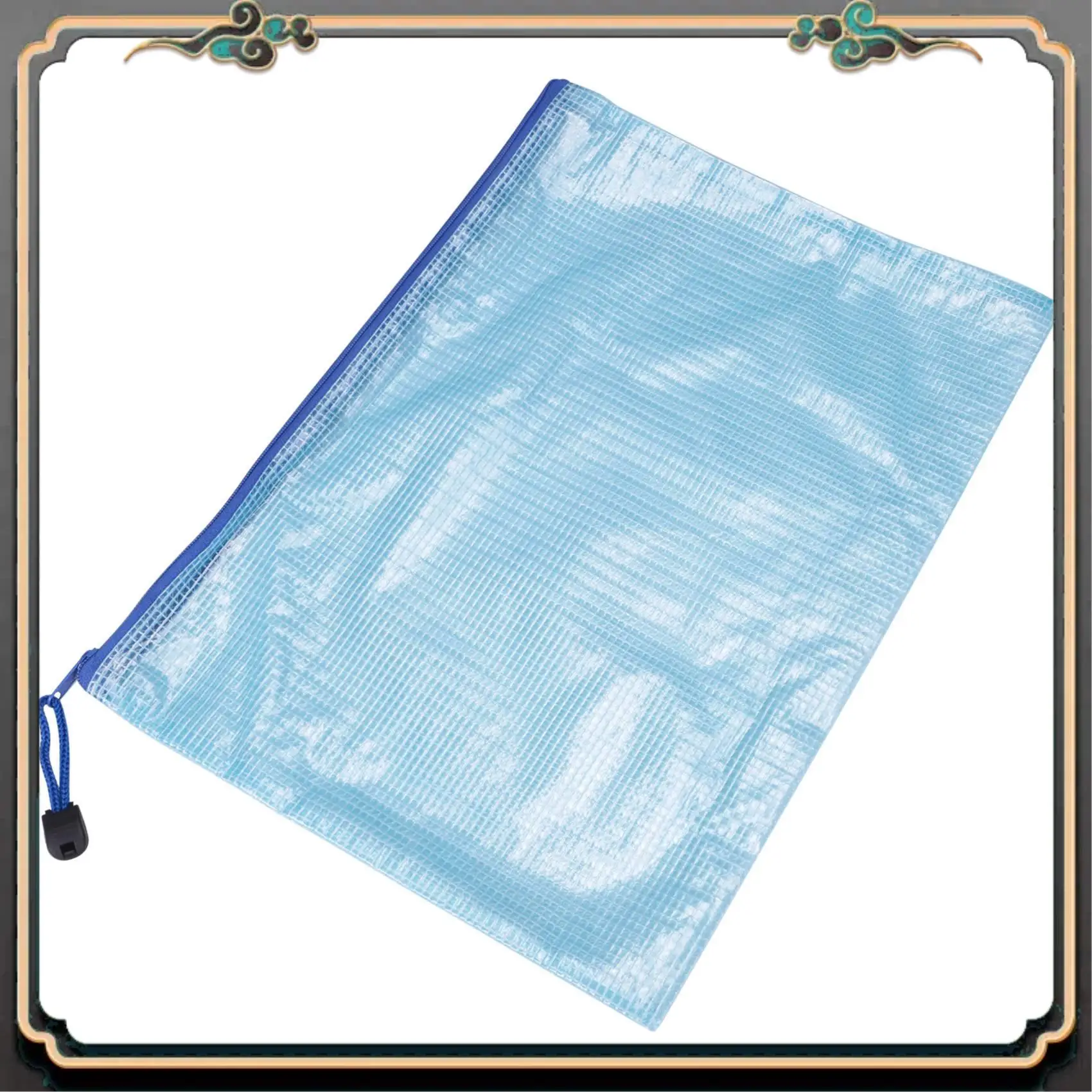 

Reliable-16Pcs Mesh Zipper Pouch Document Bag,Waterproof Zip File Folders,A4 Size, For School Office Supplies,Travel Storage Bag