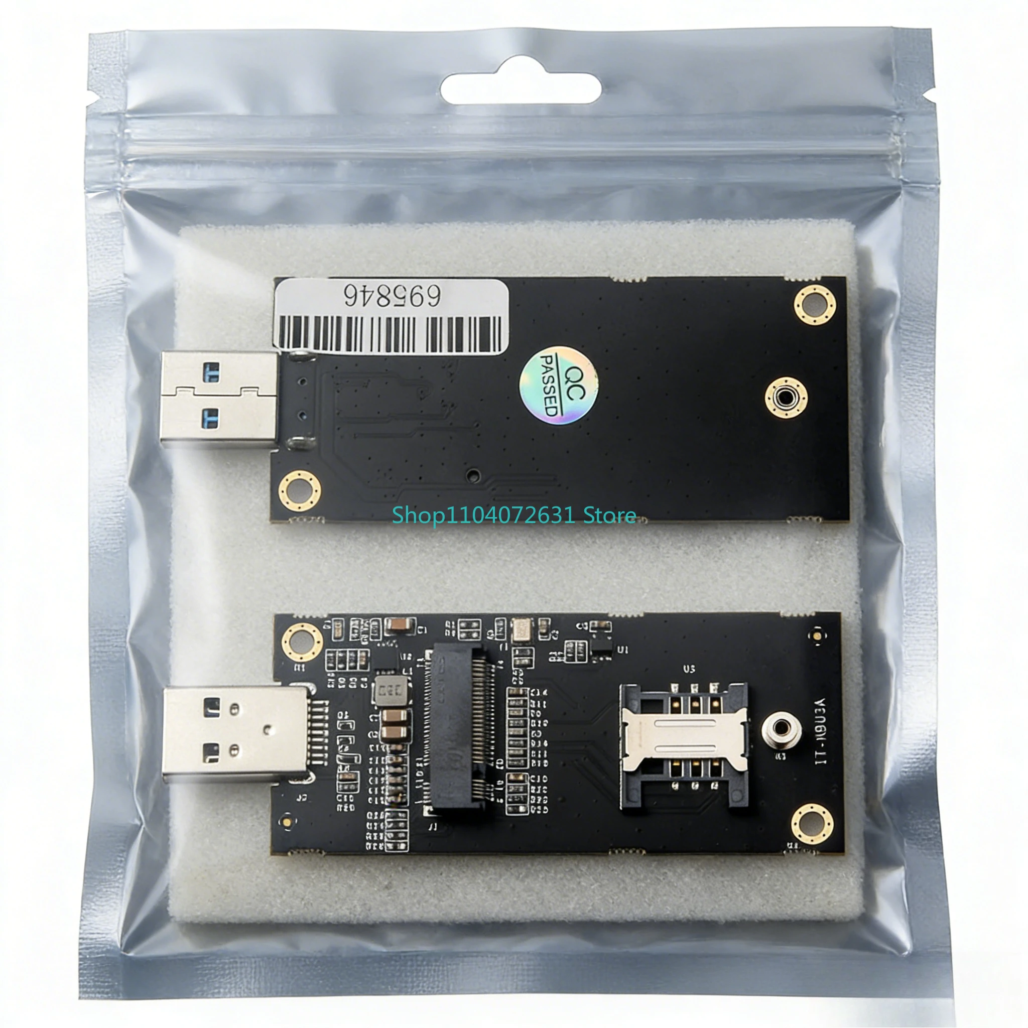 В наличии: Карта-адаптер NGFF M.2 Key B на USB 3.0 со слотом для SIM-карты для модулей 4G LTE EM7565 EM7430 EM7345 EM7355 EM7305