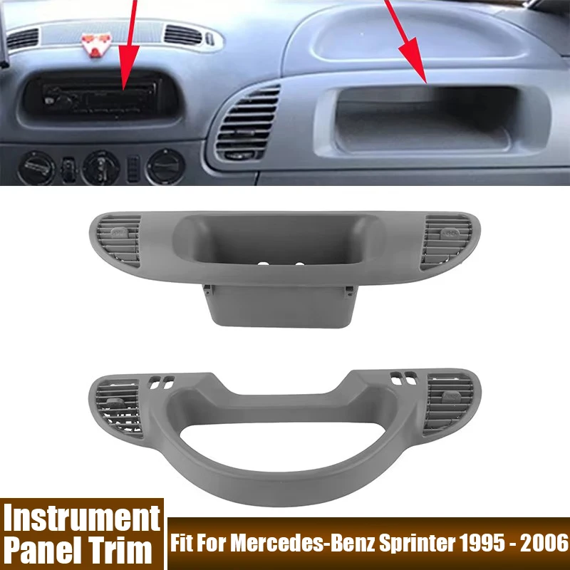 

Dashboard Panel Housing & Instrument Panel Air Outlet Vent Trim Cover For Mercedes-Benz Sprinter 1995-2006 9016801439/9016801607