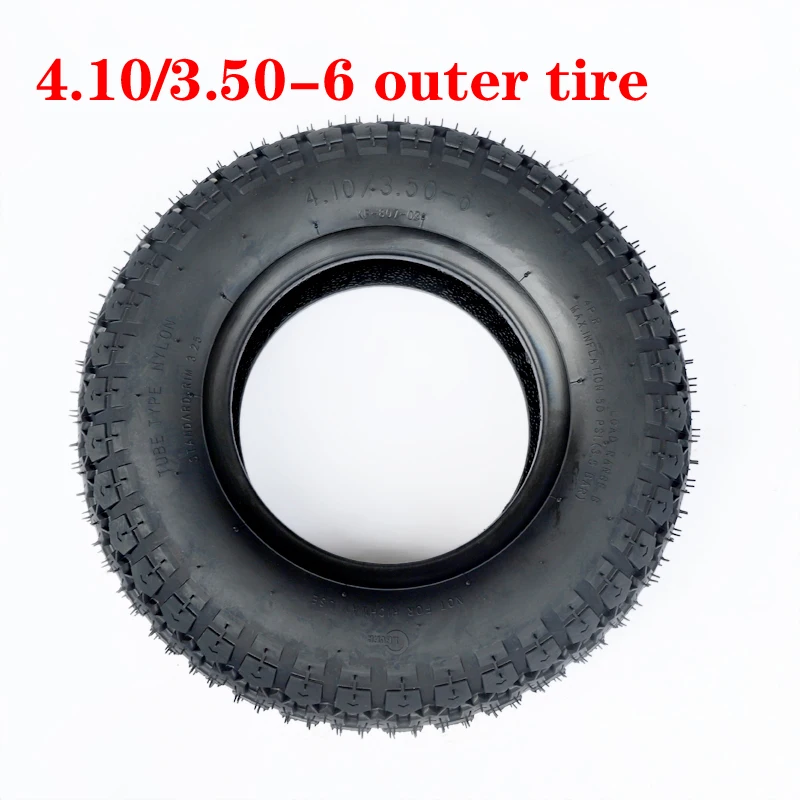 6 inch Elderly scooter tire 4.10/3.50-6 inner and outer tire electric scooter tricycle wheel 3.50-6 inner tube outer tyre