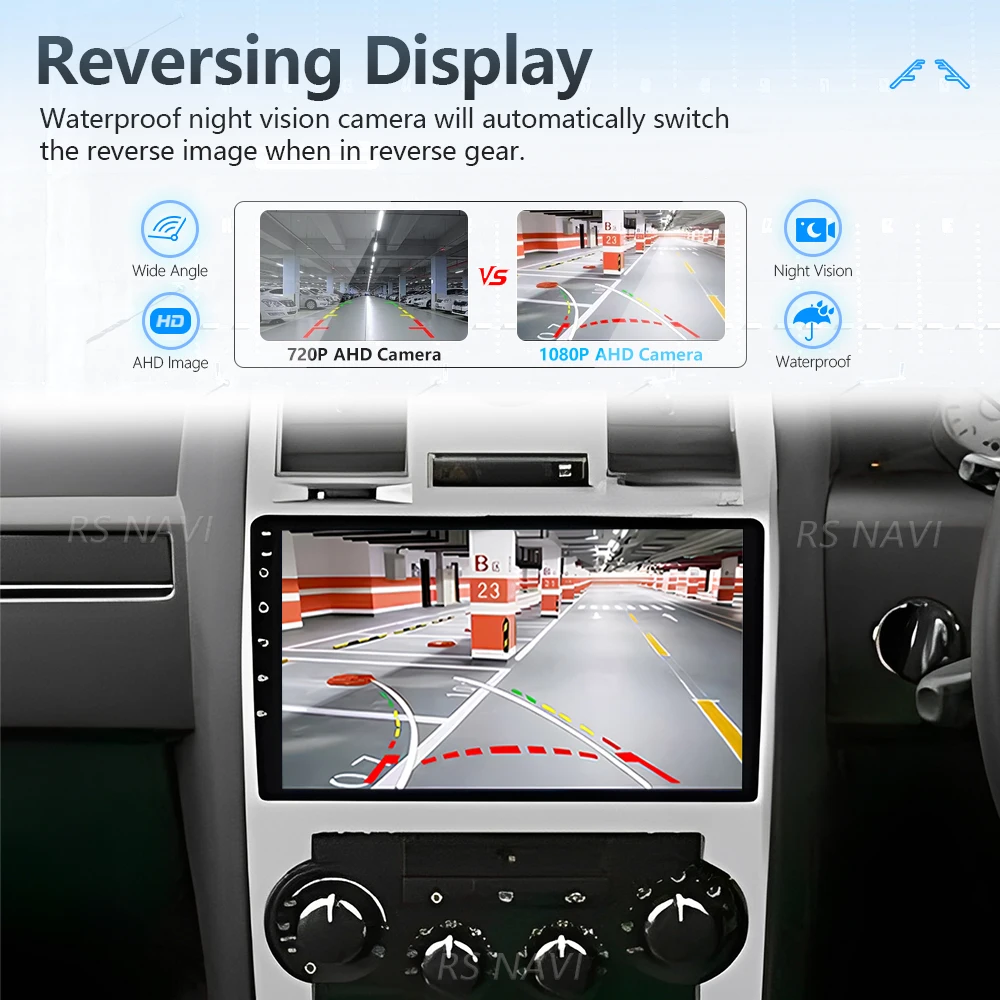 Plug and Play Android 16 Carplay Auto Qualcomm Screen Car Radio Player For Chrysler 300C 2004 - 2011 GPS Wifi Multimedia Stereo view 5