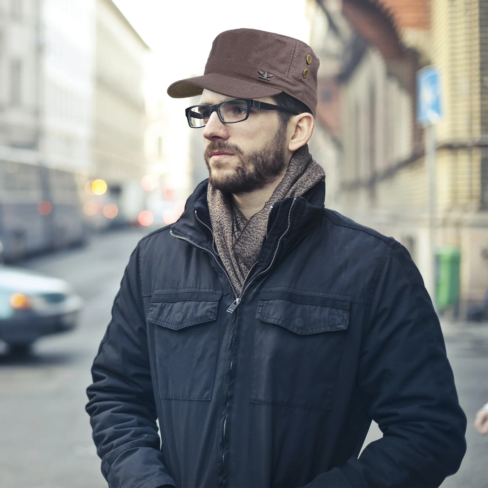 

1Pcs Male Baseball Hat Casual Flat-Top Breathable Outdoor Sports Cap Cotton Sunshade Hat Stylish Travel Camping