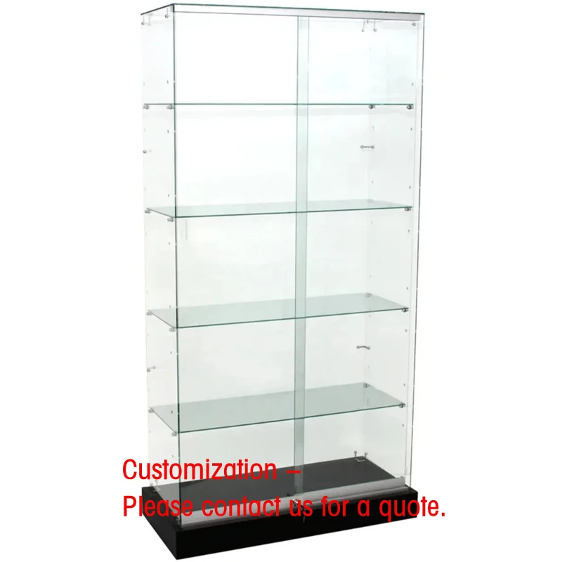 custom.Multifunctional Special Glass Display Cabinet Cosmetic Showcase Transparent Display