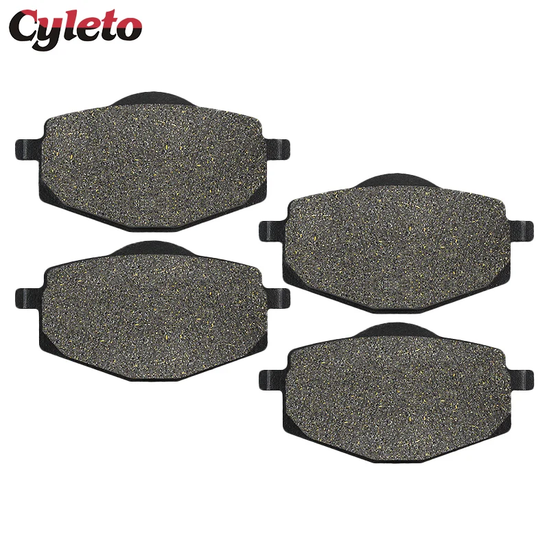 2 Pairs Motorcycle Accessories Front or Rear Brake Pads for Yamaha DT125 DT125R 1988-2003 DT 125 RE 2004 YTZ250 TRI-Z 1985 1986