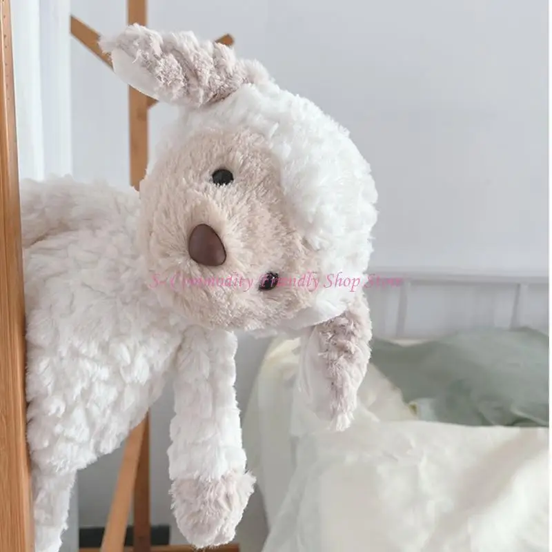 85AE пушистая плюшевая кукла-овца, мягкие игрушки, реалистичный дизайн, подушка для обнимашек для украшения детской комнаты, на