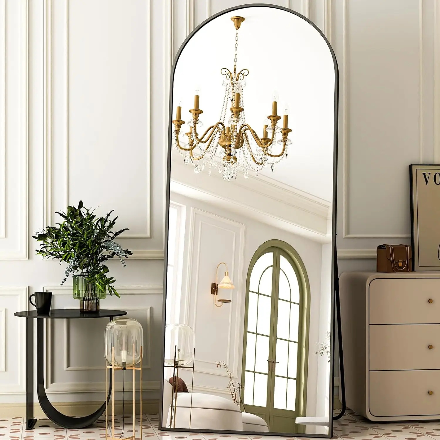 Modern Arched Full-Length Mirror, 71