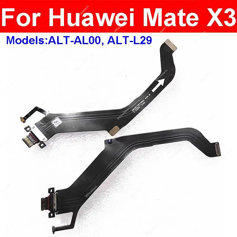 

USB Charging Port Board Flex Cable For Huawei Mate X3 ALT-AL00 ALT-L29 USB Charger Dock Jack Connector Board Repalcement Parts