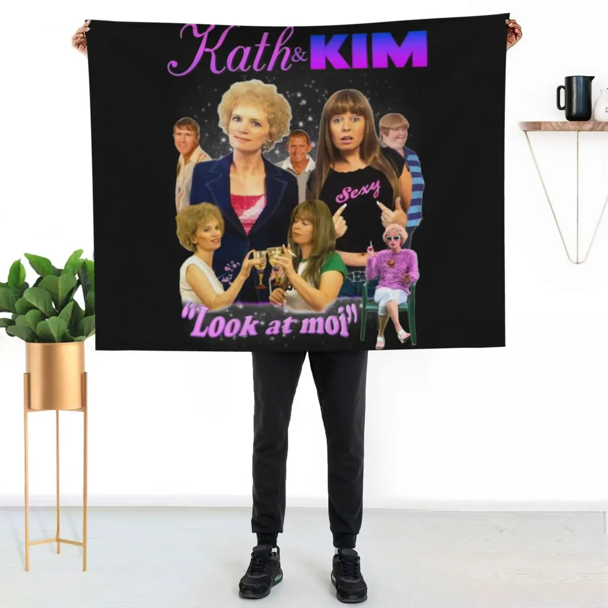 KATH and Kim Bootleg Throw Blanket Bed covers Shaggy Comforter Beach Blankets Sofas Of Decoration Blankets