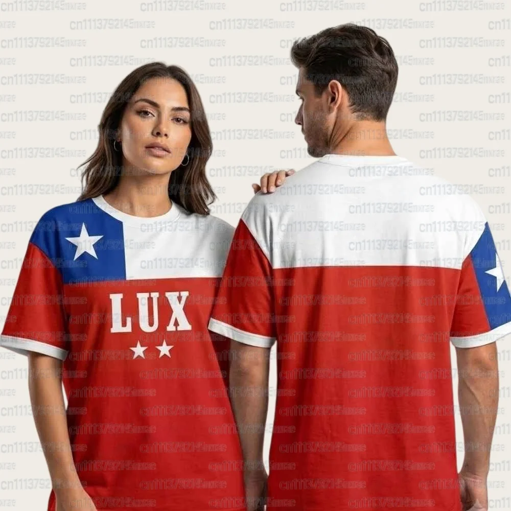 Rosalía LUX Football Jersey Tees Workout T Shirt Breathable Quick Dry Short Sleeve Sports Jersey Tops High Street FamilyMatching