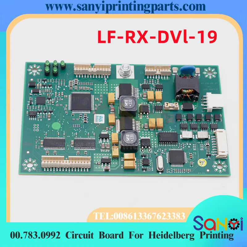 Высокое качество 00.783.0992 Плата 19-дюймовый дисплей LF-RX-DVl-19 для деталей печатной машины Heidelberg Высокое качество 00.783.0992 Плата 19-дюймовый дисплей LF-RX-DVl-19 для деталей печатной машины Heidelberg