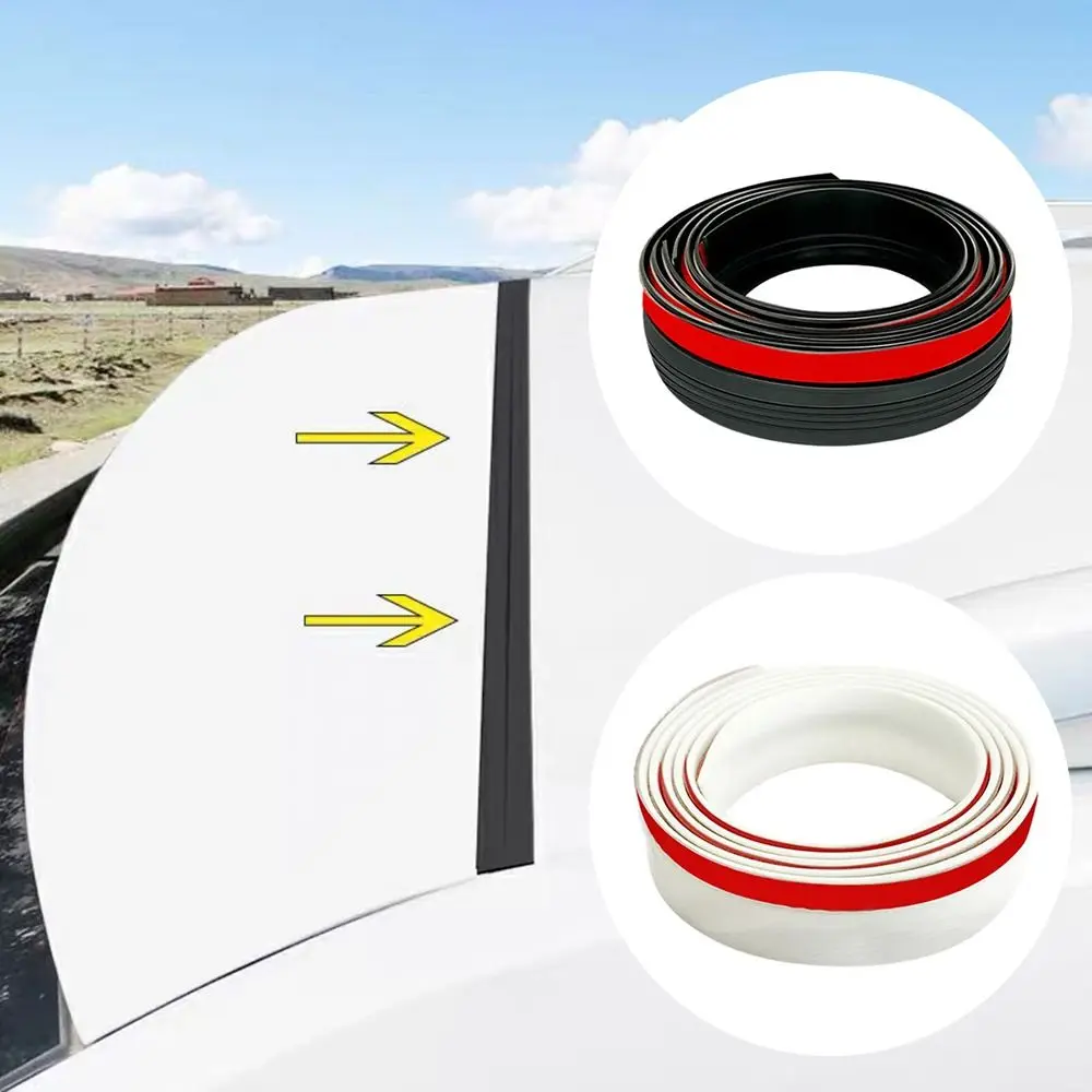 

1.6M Car Trunk Lid Rubber Anti Dust Gap Filler Adhesive Strip Anti-Scratch Waterproof Trunk Sealants Strip for SUV Hatchback
