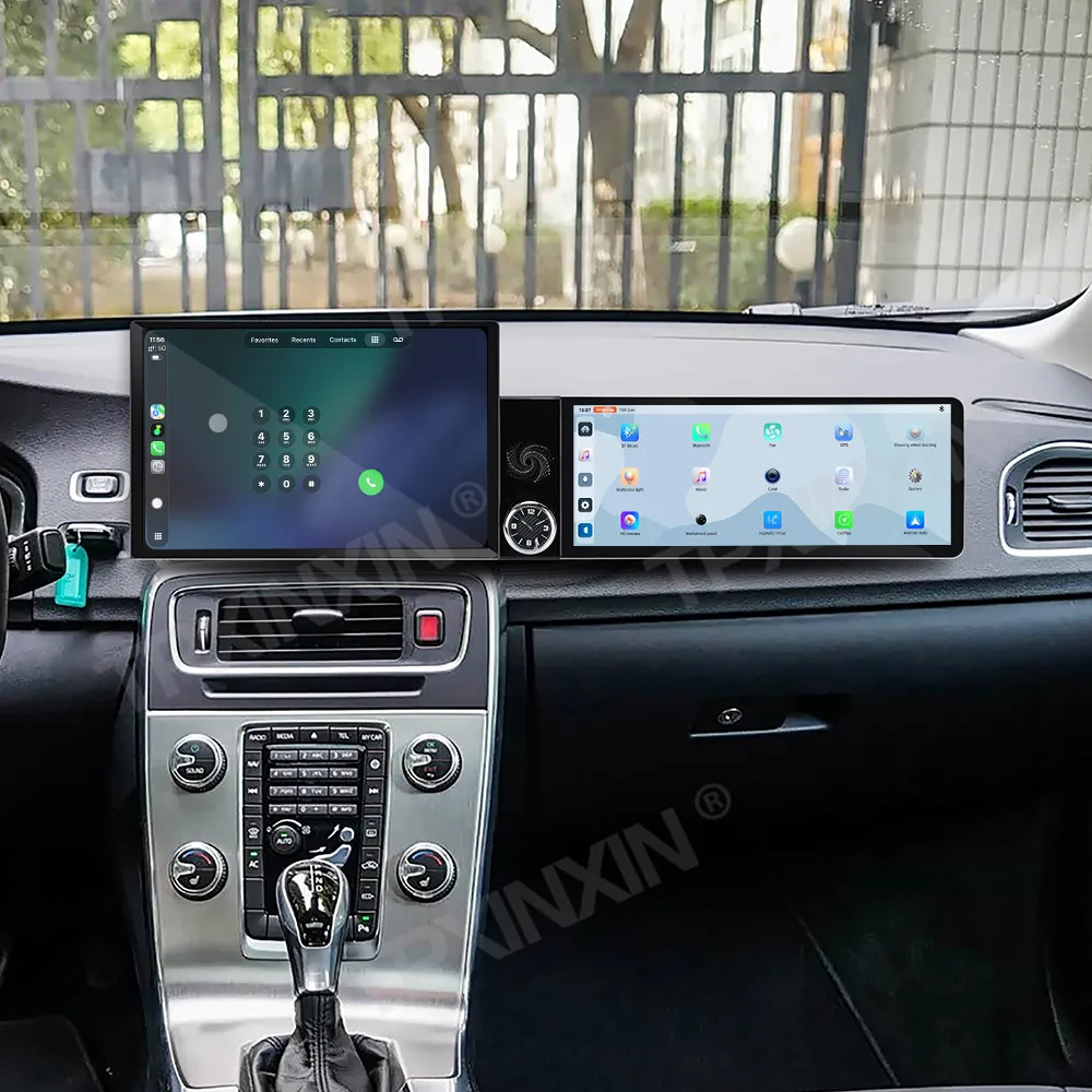 Different Type Dual Screen Car Radio For Volvo S60 2011-2019 Car Multimedia Video Player GPS Navigation Carplay Head Unit