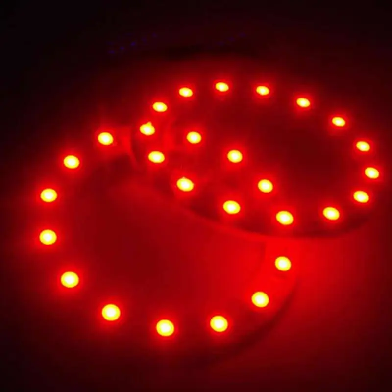 

2PCS 12V 60MM 15 LED 3528 chip Car Angel Eyes Bright Red Ring Light For Time