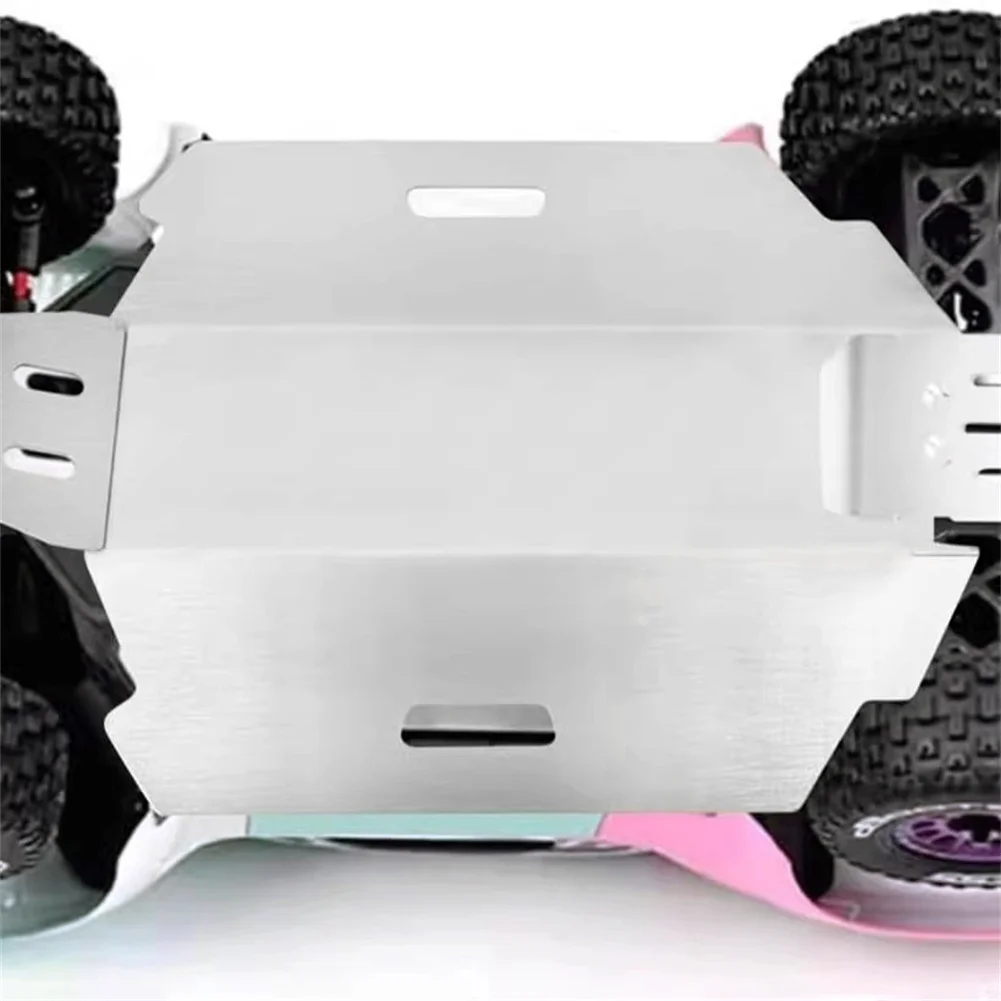 Zestaw pancerza podwozia RC z metalową przednią tylną płytką ochronną do ARRMA 1/14 Mojave GROM RC