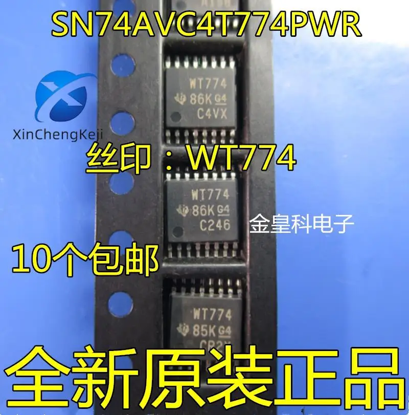 

2 шт. оригинальные новые SN74AVC4T774PWR шелкография WT774 опорное напряжение IC