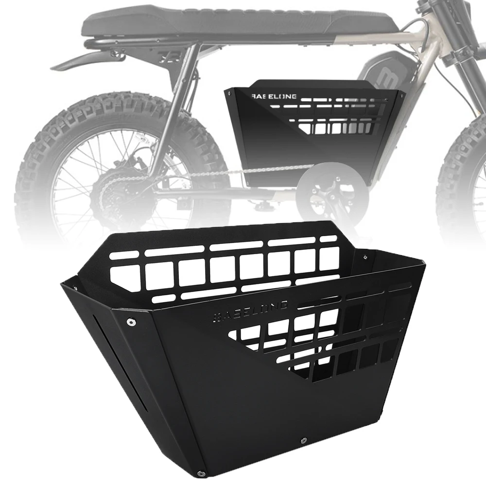 

For SUPER73-S2 73 S2 X Indian 73-S 73S 73 S Adventure Series / Blackout SE Motorcycle mid mounted storage basket All years 2024