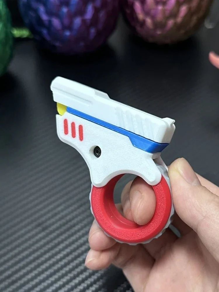 EDC-Spinner apaisant imprimé en 3D, jouets de bureau pour adultes, jouets Fidget pour l'anxiété et le TDAH, réduction efficace, souligné