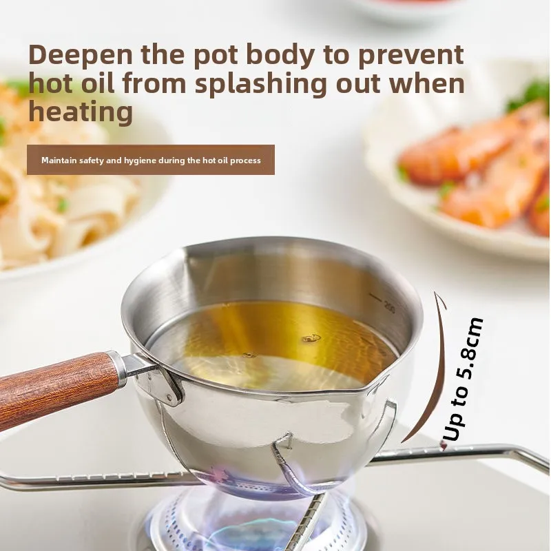 LMM stainless steel hot oil artifact household oil burning is simple and convenient, worry-free