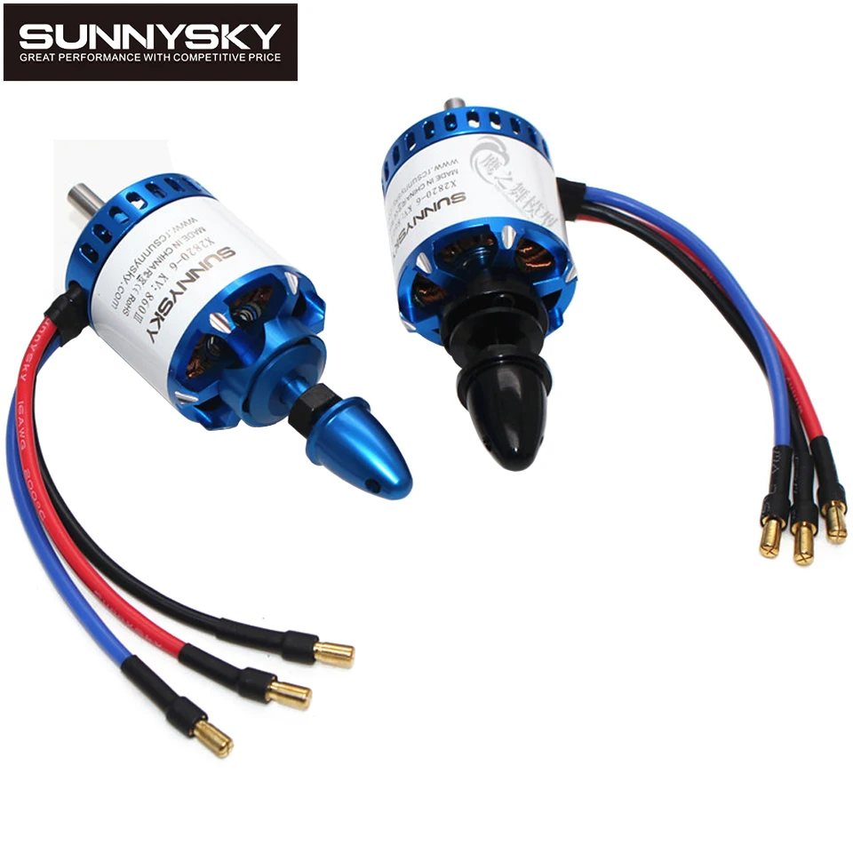 Moteur sans balais Sunnysky X2820-III KV860 KV1000 KV1250 à arbre de 5,0 mm 3-4S pour avion RC de voltige 3D, quadricoptère à aile fixe et jouet  26