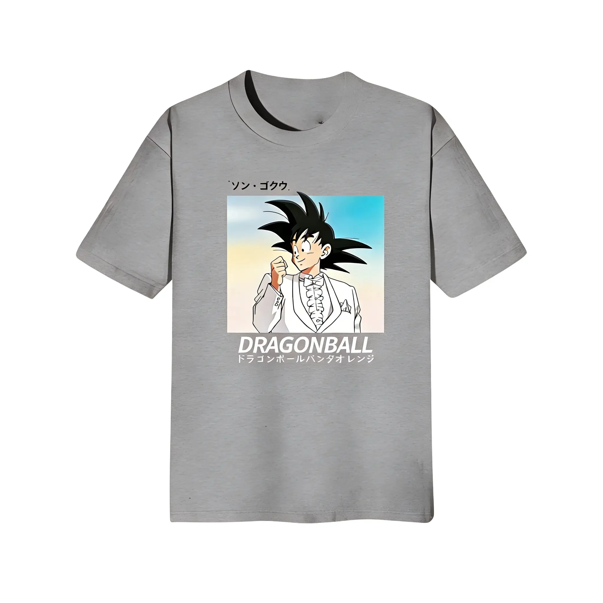 

Футболки для молодоженов с принтом Dragon Ball, футболки с принтом Гоку для молодоженов, повседневные хлопковые топы с короткими рукавами