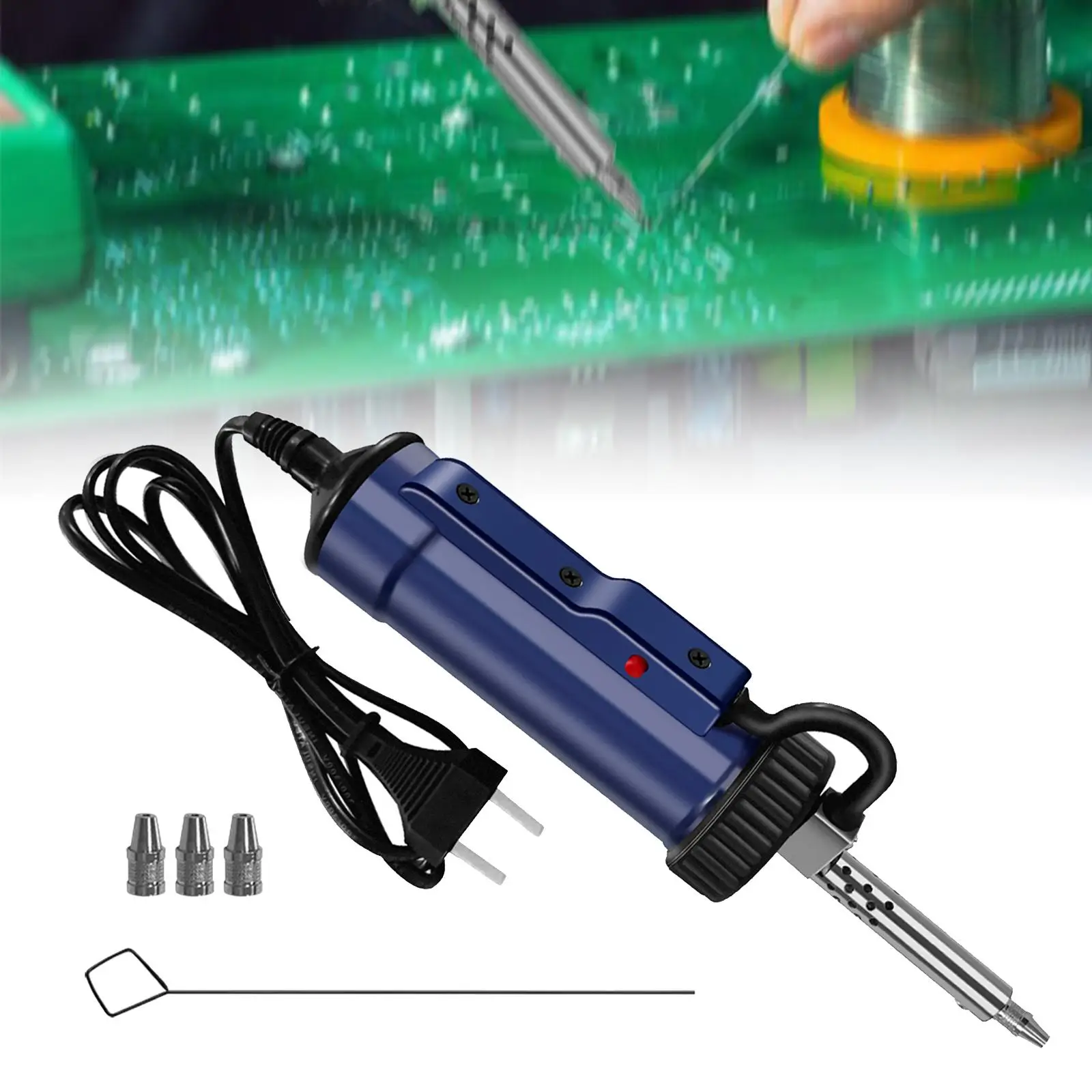 

Electric Desoldering Pump Handheld 30W US Adapter DIY Electric Soldering Automatic Vacuum Solder suckers for Home DIY Hobby