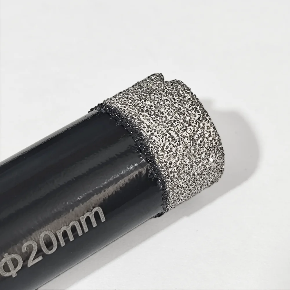 Diamant-Trockenkernbohrer 6-100mm Fliesenbohrer M10 Gewinde Bohrer für Keramik Porzellan Marmor Fliesen für Winkelschleifer – Detail 2