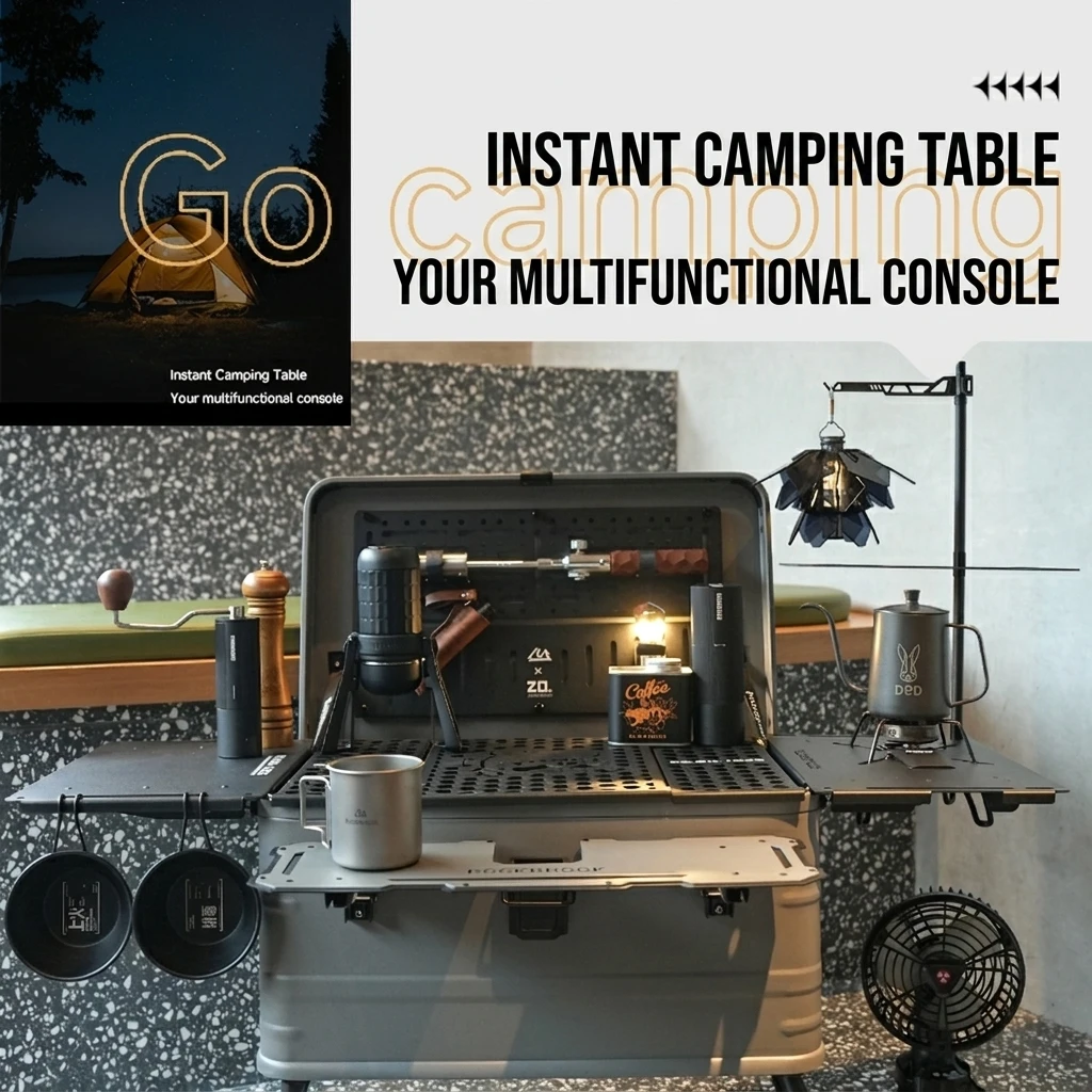 C8 Custom Superior Aluminum Alloy Luggage Case Ergonomic Handle Stackable Storage System for High End Glamping Weekend Travel
