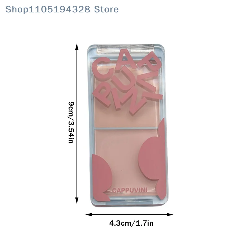 [MP] Crema schiarente per il viso bicolore Evidenzia espansione Palette di evidenziatori per il viso Fard naturale Idratante Rouge opaco