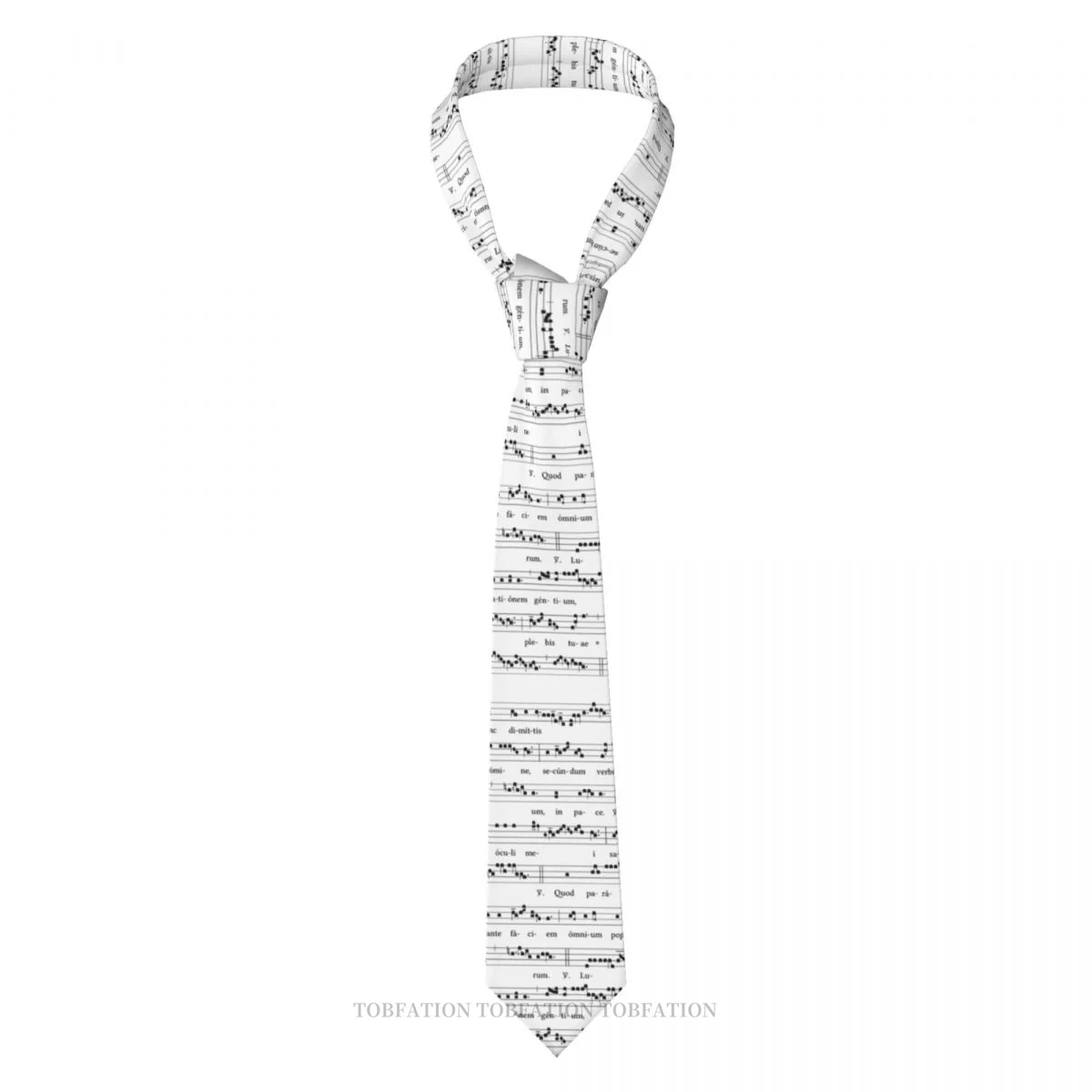 

Gregorian Chant Music Nunc Classic Men's Printed Polyester 8cm Width Necktie Cosplay Party Accessory