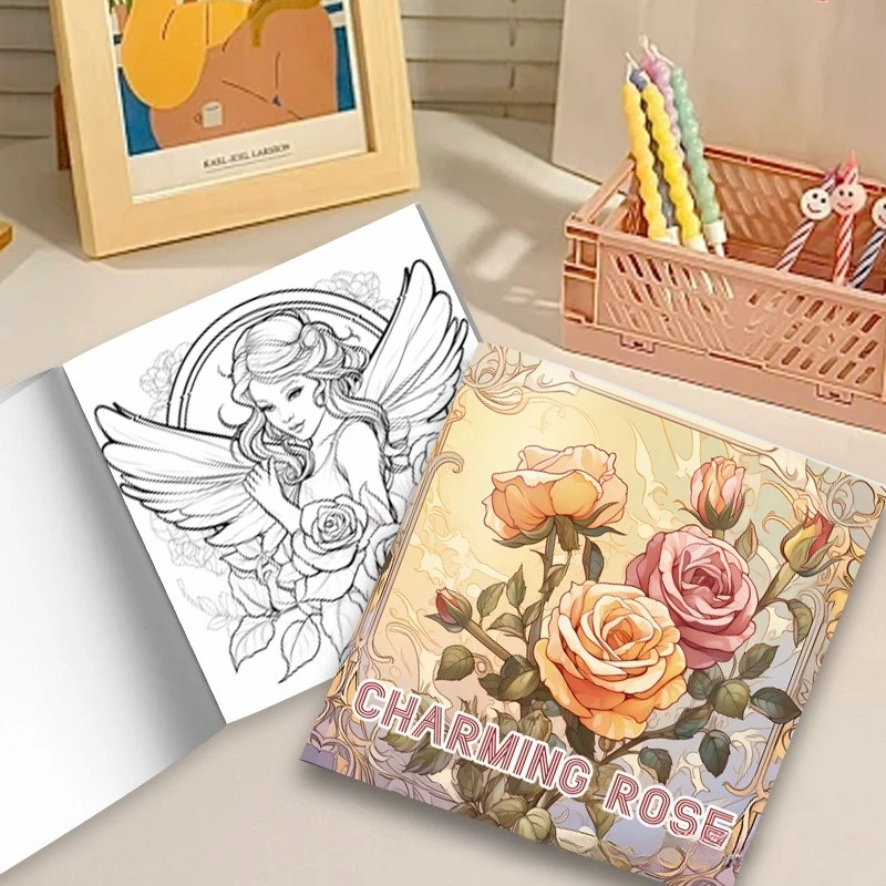 Amazon Cross-border Bestseller Coloring Book for Kids, Stress-relief Drawing Pad Compatible with Markers, Factory Direct Supply