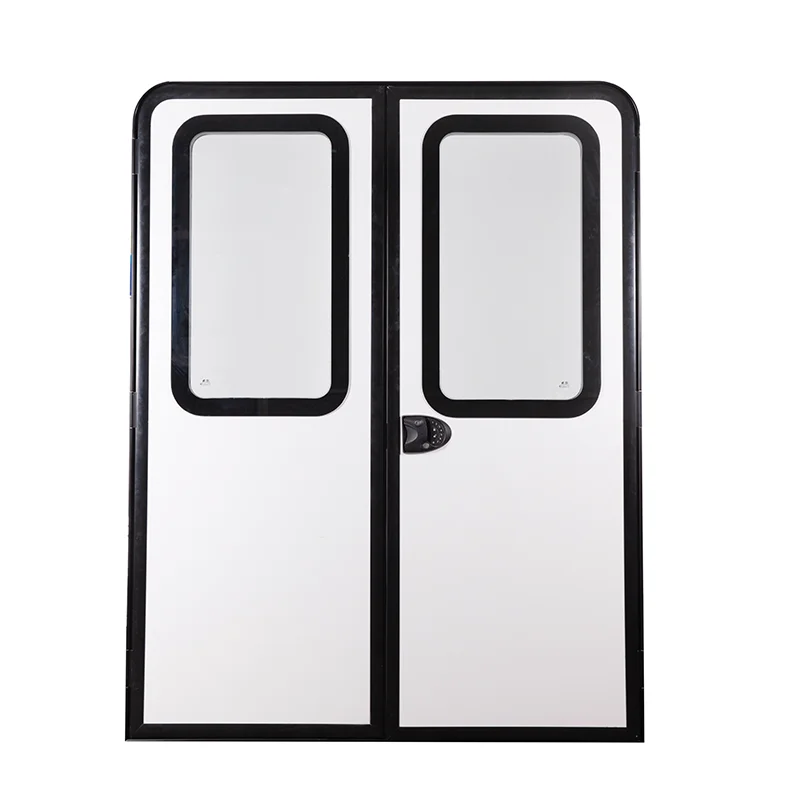 1200x1800mm Custom Size Factory Price RV Double Opening Door Caravan Truck Aluminum Frame Door for Recreational Vehicle Custom