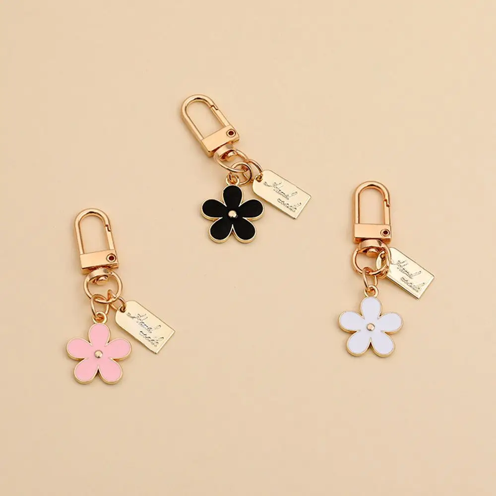 Girls Women Decoration Bag Charm Keyring Pendant for Purse Keychains Flower Key Chain