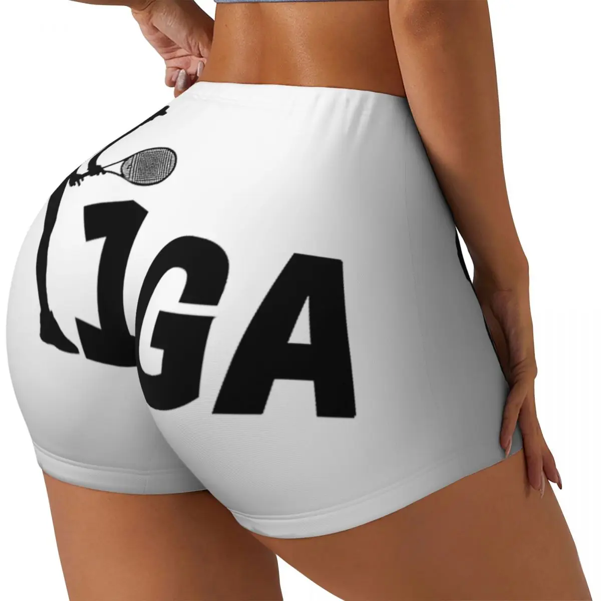 Personalizado Iga swiatek 1ga Iga swiatek equipe feminina ginásio treino correndo shorts atlético vôlei motociclista yoga shorts
