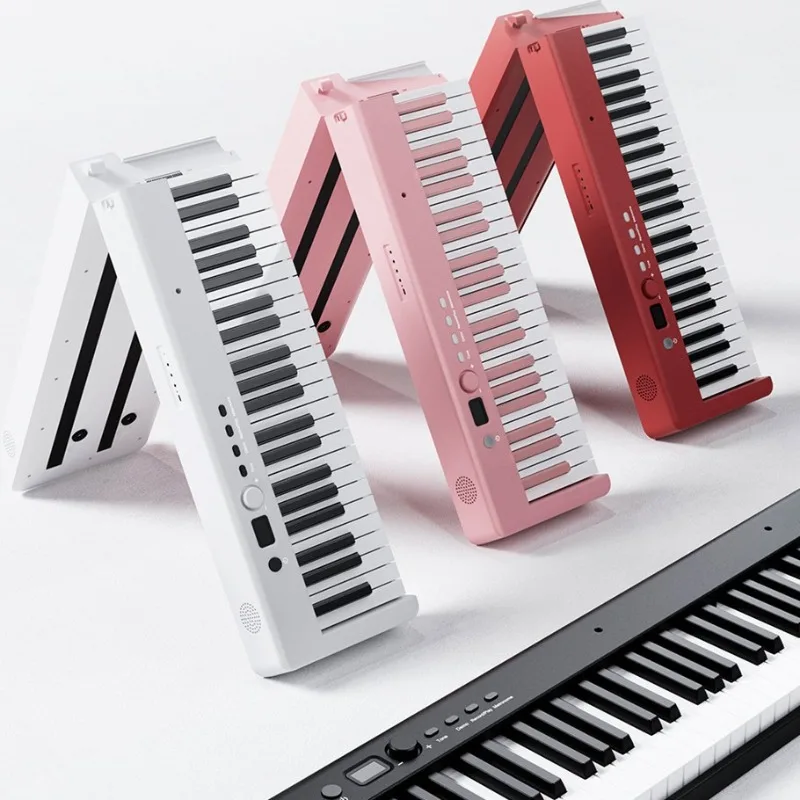 88 Key Portable Foldable Digital Piano Beginners Practice Keyboard Keyboard Musical Instrument Electronic Piano Keyboard