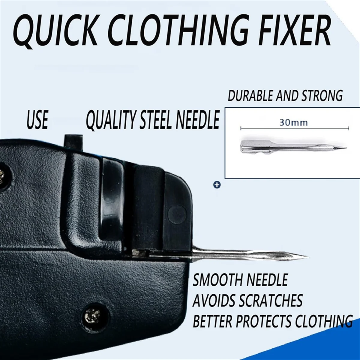 เครื่องซ่อมเสื้อผ้าด่วน, ปืนตควิลท์, MINI Stitch-hemming-Gun สำหรับเสื้อผ้า