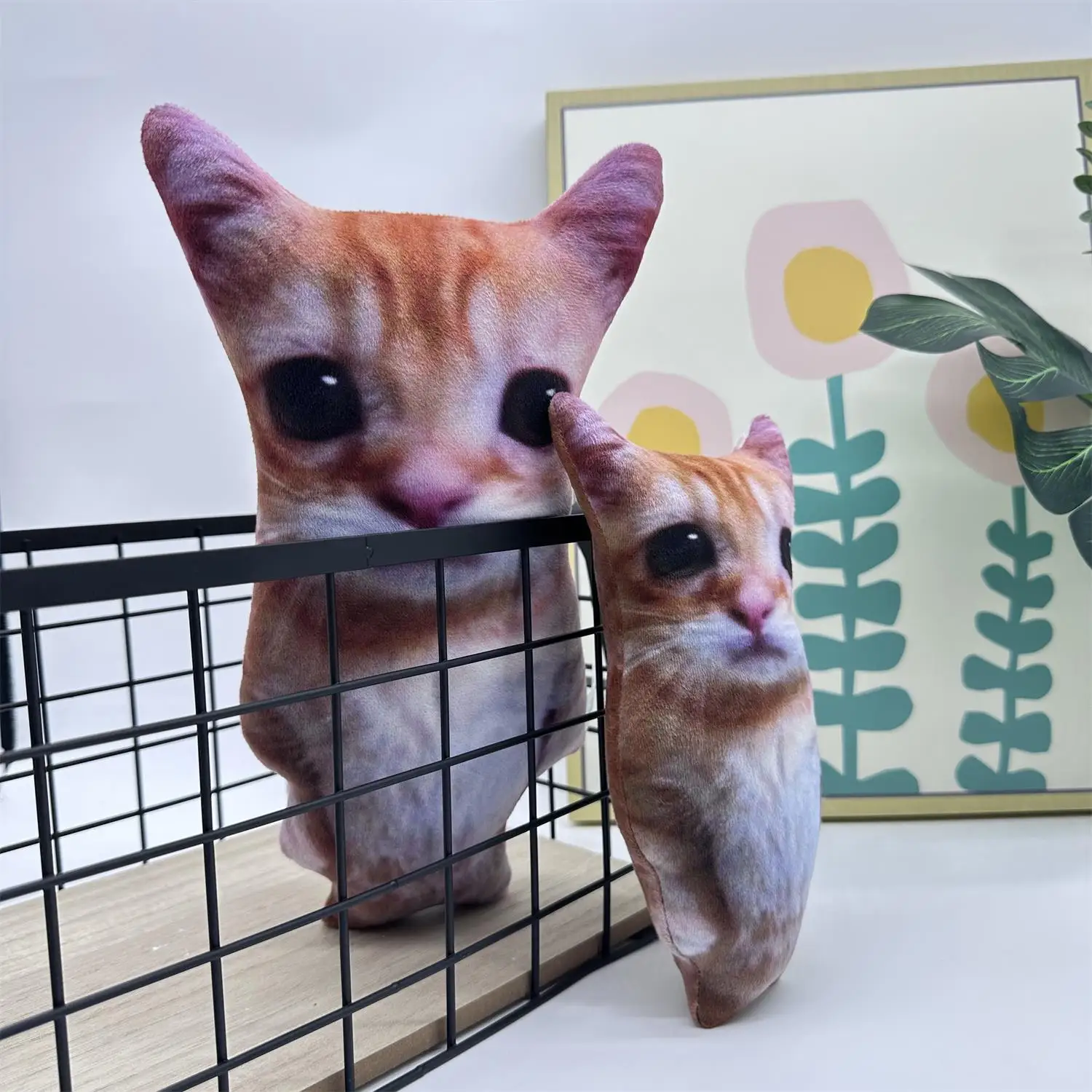 

21/30cm New Enlarged Version El Gato Cat Plush Imitation Cute Cat High Quality Plush Animal Festival Gift Realistic Animal