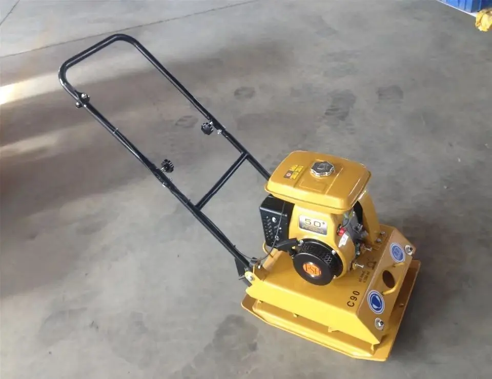 Soil Asphalt Pavement 95kg Vibrating Plate Compactor With Engine Wacker Plate Compactor