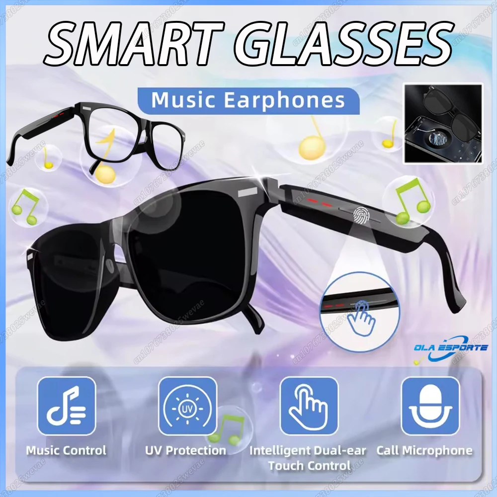 

Новые велосипедные умные очки для мужчин и женщин, беспроводной Bluetooth вызов, музыка, голосовое управление, УФ-поляризованные спортивные солнцезащитные очки для Android IOS