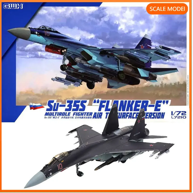 

Great Wall Hobby 1/72 L7210 Su-35S "Flanker E" Multirole Fighter Air To Surface Version model building kits,for birthday toys