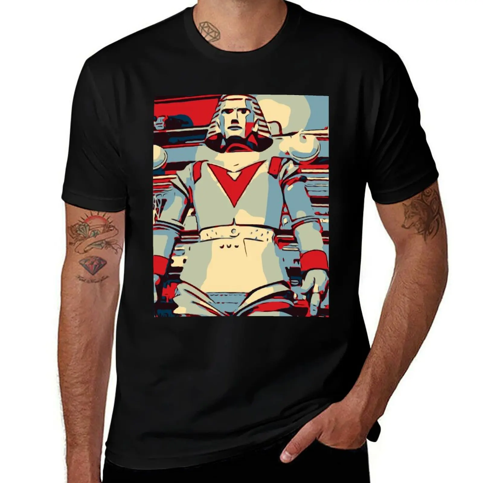 Johnny Sokko’s Giant Robot T-Shirt Anime t-shirt affliction shirts anime Funny t-shirt men t shirts