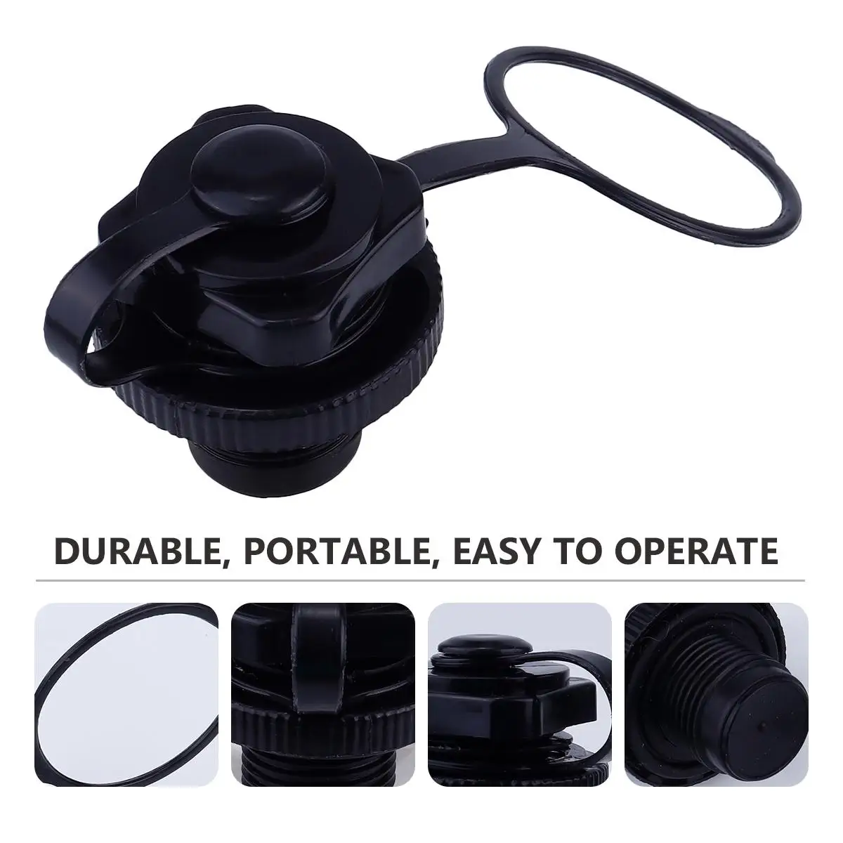 

2PCS 22MM PVC Boat Air Valve Inflatable Accessories for Kayak Mattress Bed Rubber Dinghy Anti-Leak Durable Outdoor Sports